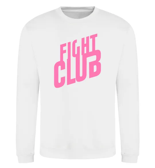 Світшот Logo fight club Білий фото