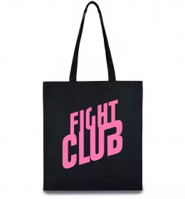 Еко-сумка Logo fight club Чорний фото