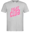 Чоловіча футболка Logo fight club Сірий фото