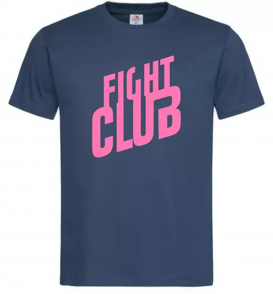Чоловіча футболка Logo fight club Темно-синій фото
