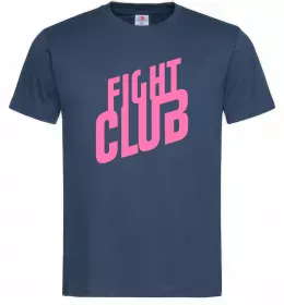 Чоловіча футболка Logo fight club Темно-синій фото