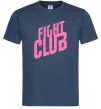 Чоловіча футболка Logo fight club Темно-синій фото