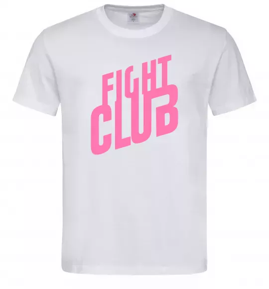 Чоловіча футболка Logo fight club Білий фото