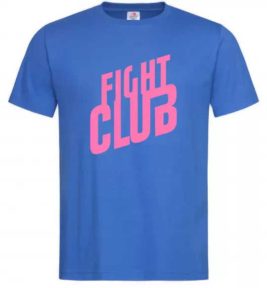 Чоловіча футболка Logo fight club Яскраво-синій фото