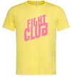 Чоловіча футболка Logo fight club Лимонний фото