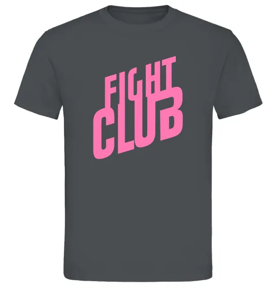 Чоловіча футболка Logo fight club Графіт фото