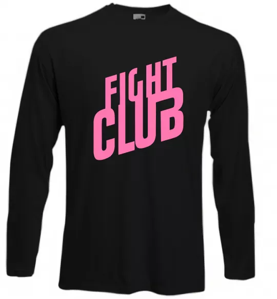 Лонгслів Logo fight club Чорний фото
