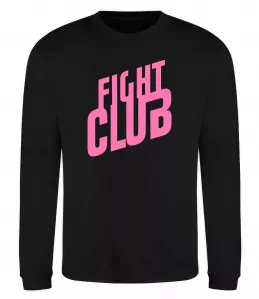 Свитшот Logo fight club Черный фото