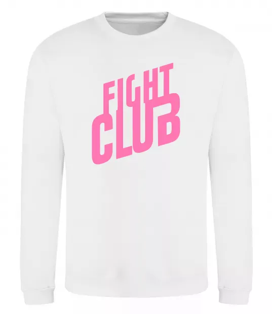 Світшот Logo fight club Білий фото