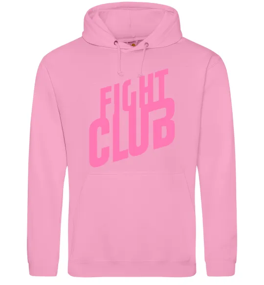 Жіноча толстовка (худі) Logo fight club Рожевий фото