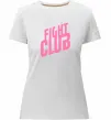 Женская премиум футболка Logo fight club Белый Женская премиум футболка Logo fight club Белый фото