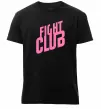 Чоловіча преміум футболка Logo fight club Чорний фото