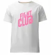 Чоловіча преміум футболка Logo fight club Білий фото