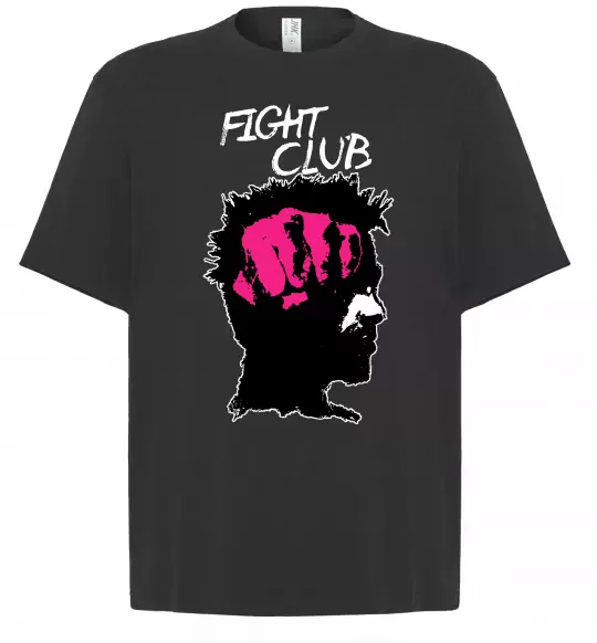 Футболка Оверсайз Fight club Тайлер Черный фото