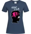 Женская футболка Fight club Тайлер Темно-синий фото