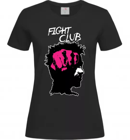 Женская футболка Fight club Тайлер Черный фото