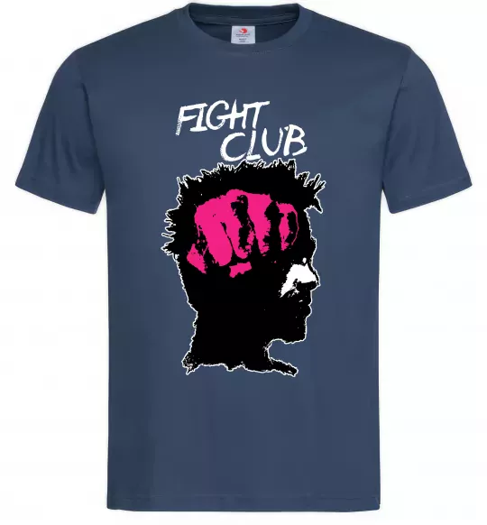 Чоловіча футболка Fight club Тайлер Темно-синій фото