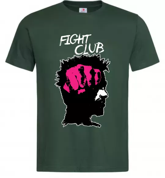 Чоловіча футболка Fight club Тайлер Темно-зелений фото