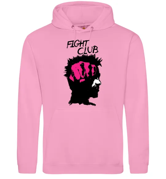 Мужская толстовка (худи) Fight club Тайлер Розовый фото