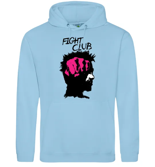 Жіноча толстовка (худі) Fight club Тайлер Блакитний фото