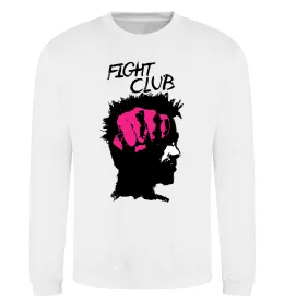 Світшот Fight club Тайлер Білий фото