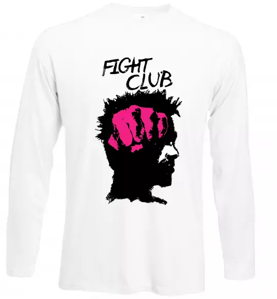 Лонгслів Fight club Тайлер Білий фото