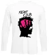 Лонгслів Fight club Тайлер Білий фото