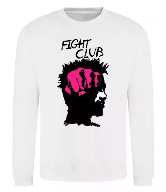 Свитшот Fight club Тайлер Белый фото