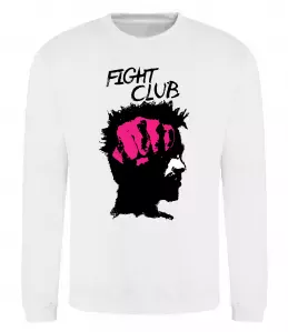 Свитшот Fight club Тайлер Белый фото
