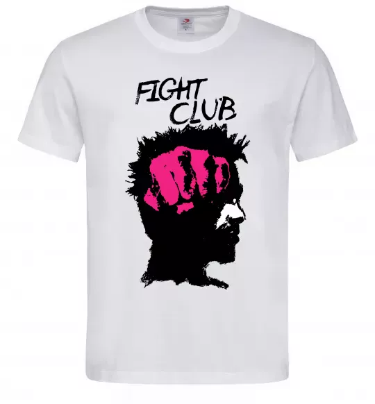 Чоловіча футболка Fight club Тайлер Білий фото