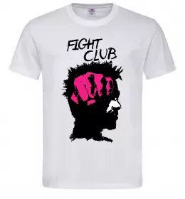 Чоловіча футболка Fight club Тайлер Білий фото