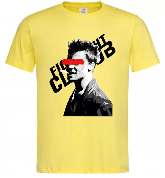 Мужская футболка Бійцівський клуб Тайлер Дерден Лимонный фото