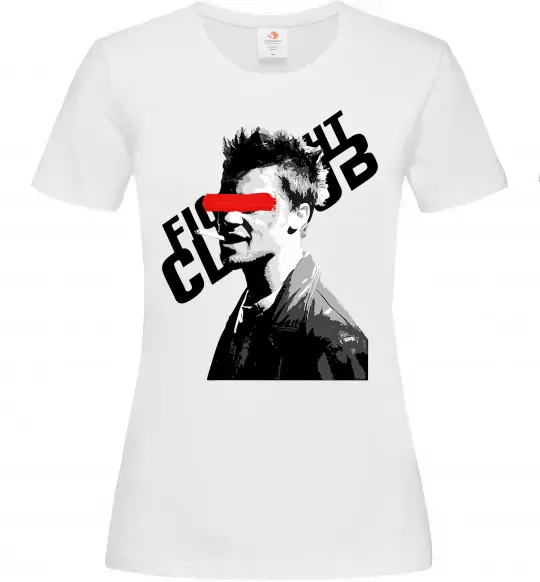 Женская футболка Бійцівський клуб Тайлер Дерден Белый фото