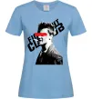 Женская футболка Бійцівський клуб Тайлер Дерден Голубой фото