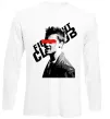 Лонгслив Бійцівський клуб Тайлер Дерден Белый фото