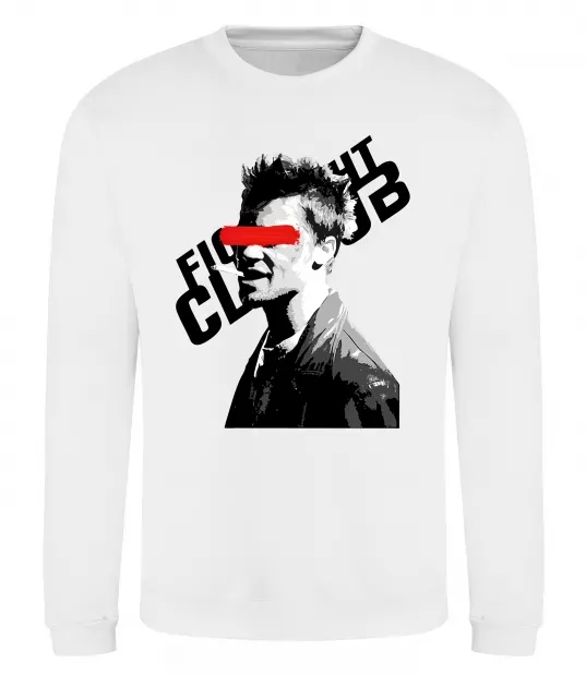 Свитшот Бійцівський клуб Тайлер Дерден Белый фото