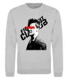 Свитшот Бійцівський клуб Тайлер Дерден Серый меланж фото