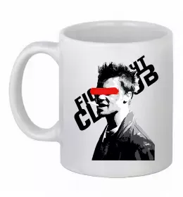 Чашка керамическая Fight club Тайлер Белый фото