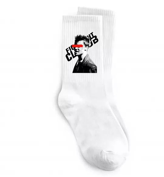 Шкарпетки Бійцівський клуб Тайлер Дерден Білий фото