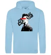 Мужская толстовка (худи) Бійцівський клуб Тайлер Дерден Голубой фото