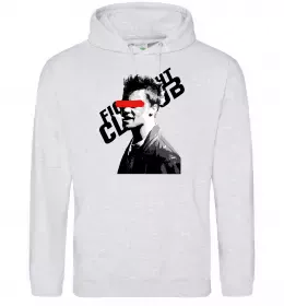 Женская толстовка (худи) Fight Club bomb Серый меланж фото Женская толстовка (худи) Fight Club bomb Серый меланж фото