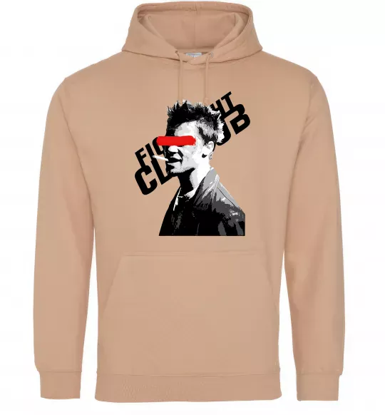 Жіноча толстовка (худі) Бійцівський клуб Тайлер Дерден Пісочний фото