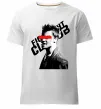 Мужская премиум футболка Бійцівський клуб Тайлер Дерден Белый фото