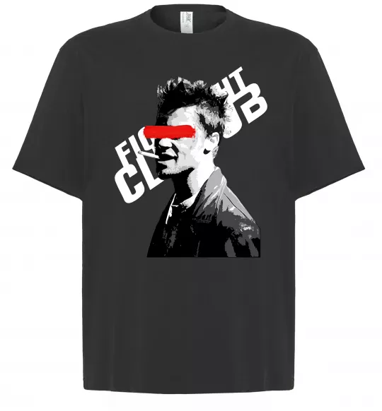 Футболка Оверсайз Бійцівський клуб Тайлер Дерден Чорний фото