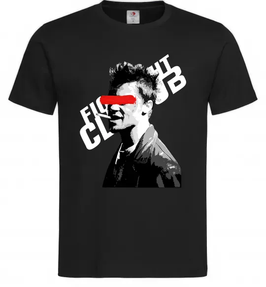 Мужская футболка Бійцівський клуб Тайлер Дерден Черный фото