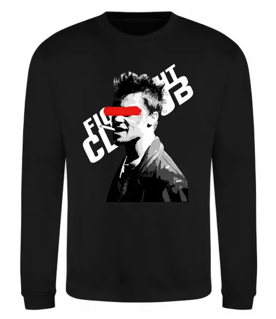 Свитшот Бійцівський клуб Тайлер Дерден Черный фото