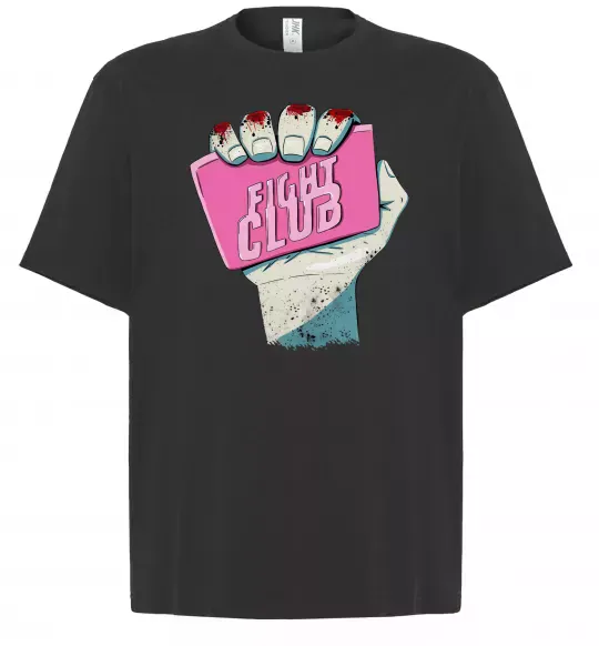 Футболка Оверсайз Мило Бійцівський клуб Чорний фото