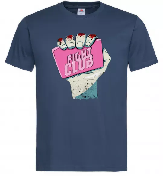 Мужская футболка Мило Бійцівський клуб Темно-синий фото