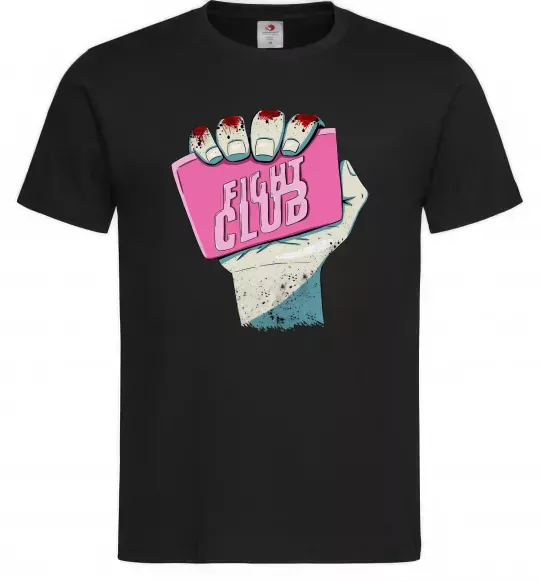 Мужская футболка Мило Бійцівський клуб Черный фото