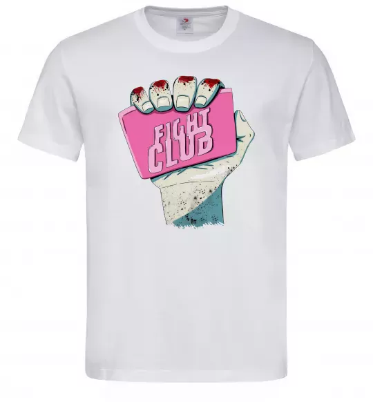 Мужская футболка Мило Бійцівський клуб Белый фото